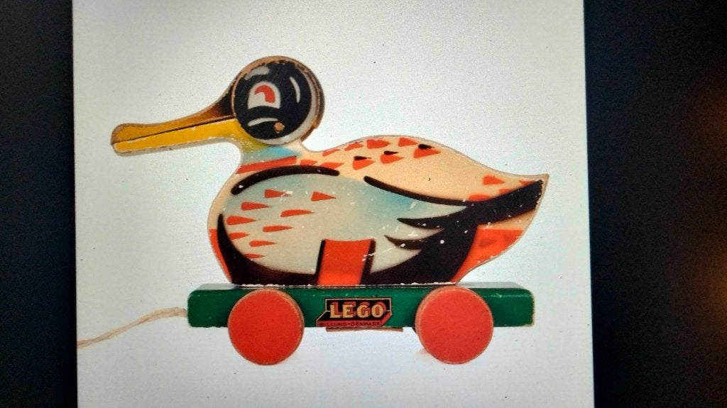 GEZOCHT LEGO (trek)Eend met kwaak geluid, Ophalen of Verzenden, Gebruikt