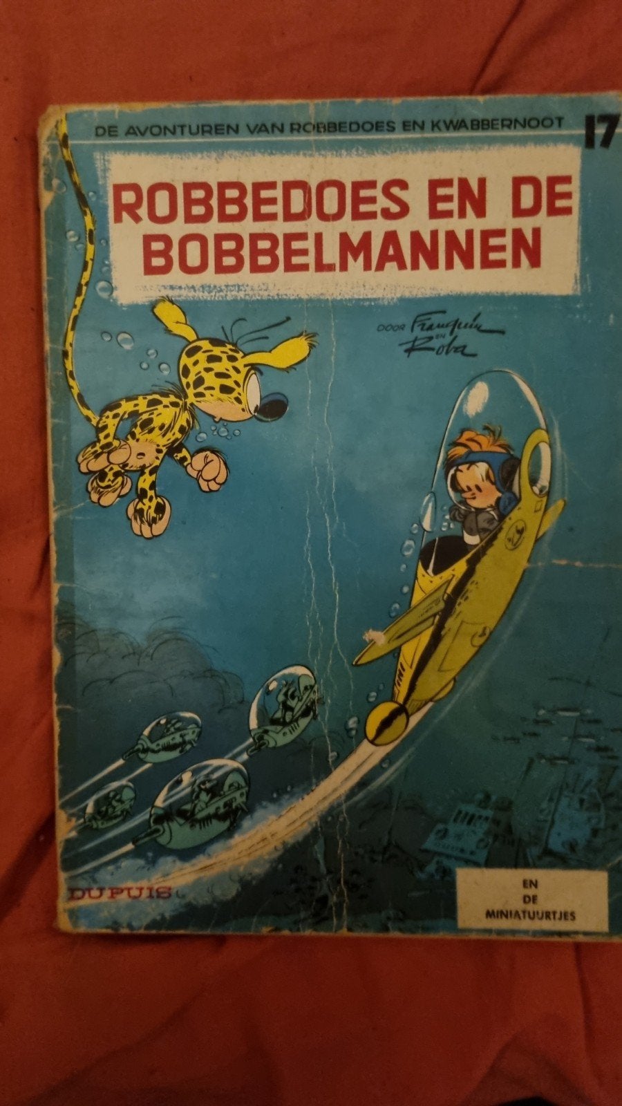 1e druk Robbedoes en de Bobbelmannen - Nr. 17, Eén stripboek, Ophalen of Verzenden, Gelezen, Franquin