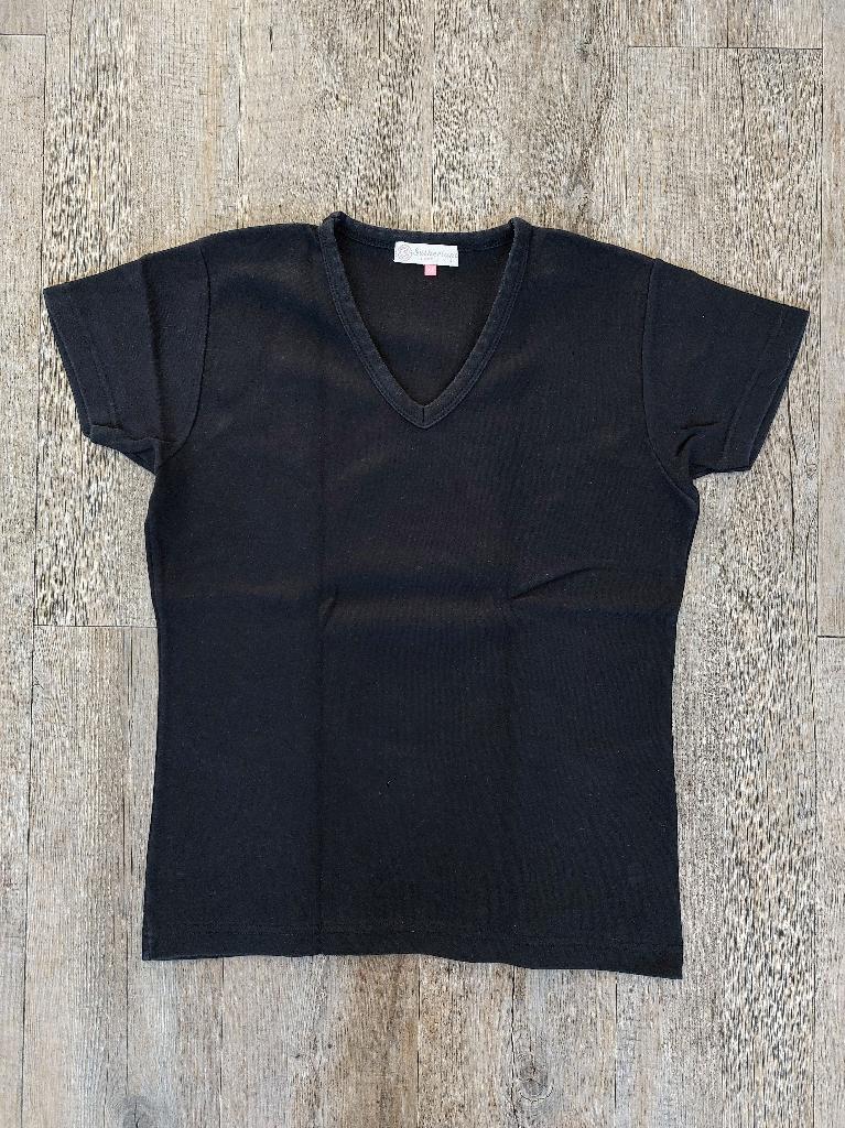 T-shirt met V-hals maat XL (Sutherland), Sutherland, Zwart, Maat 46/48 (XL) of groter, Ophalen of Verzenden