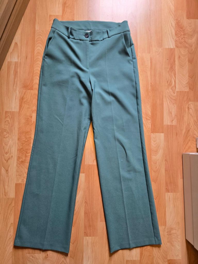 Licht groene ANDCOWAN dames broek mt M, Maat 38/40 (M), Ophalen of Verzenden, Zo goed als nieuw, Lang