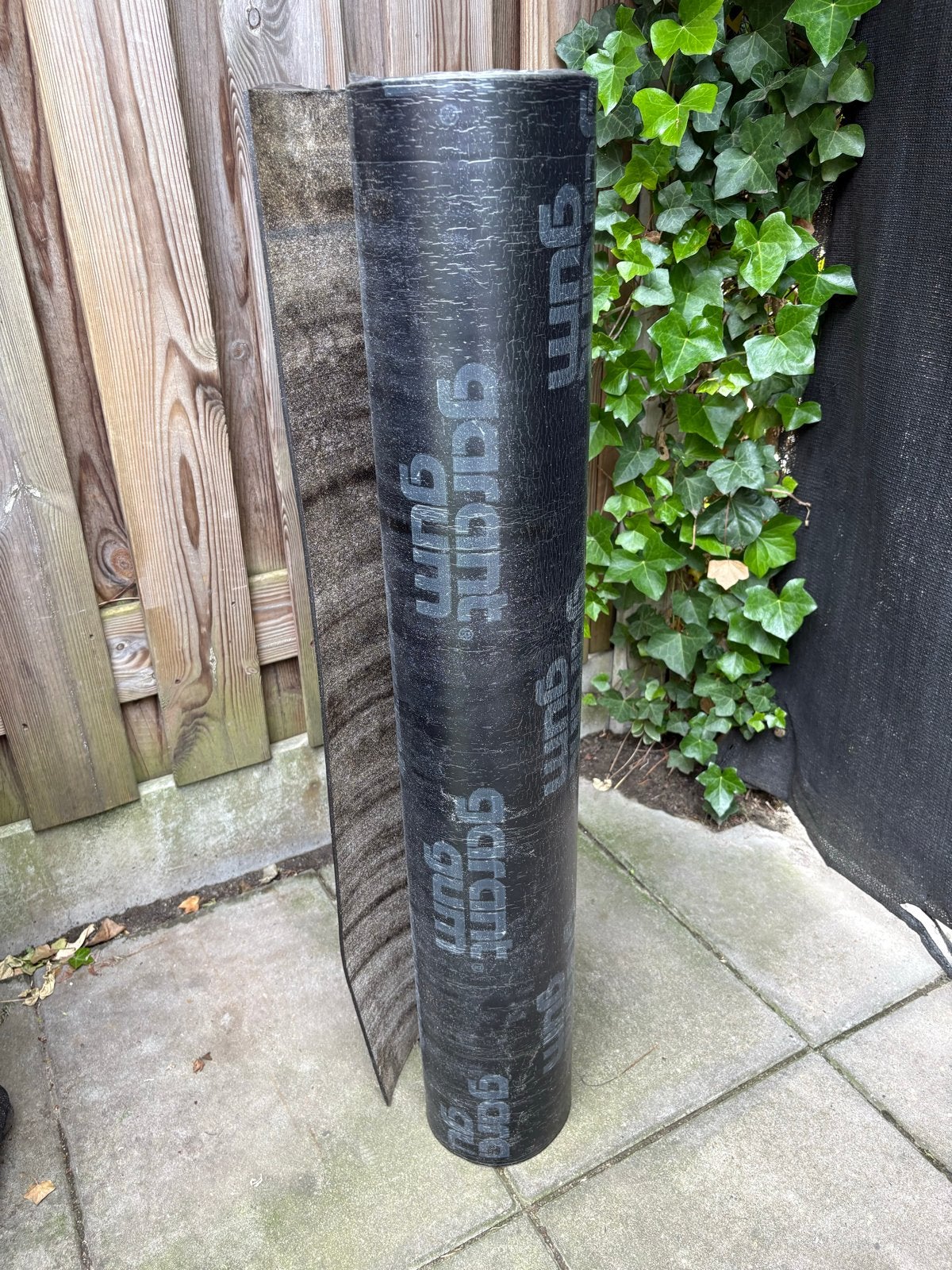 Garantgum dakbedekking, Overige materialen, 10 tot 15 m², Zwart, Nieuw