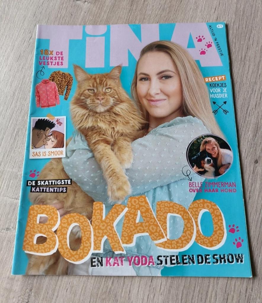 Tina Magazine - Bokado en Kat Yoda (editie 41, 2020), Boeken, Tijdschriften en Kranten, Verzenden, Gelezen, Damesbladen