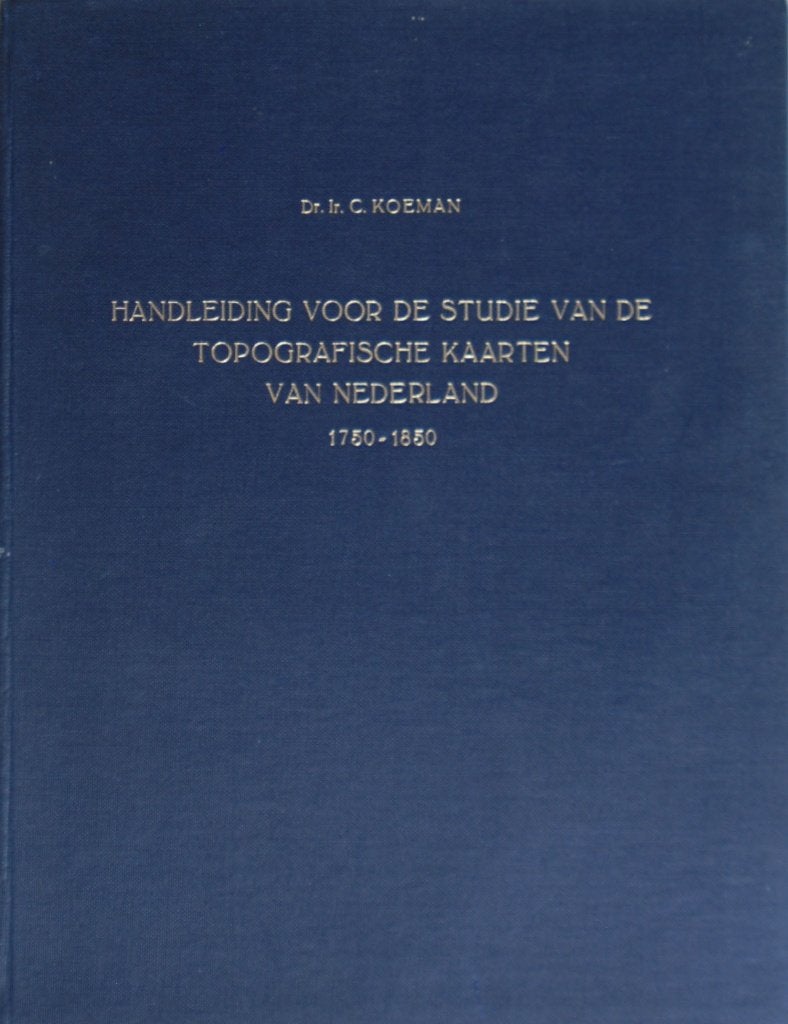 Handleiding voor de studie topografische kaarten Nederland, Ophalen of Verzenden, 1800 tot 2000, Nederland, Landkaart