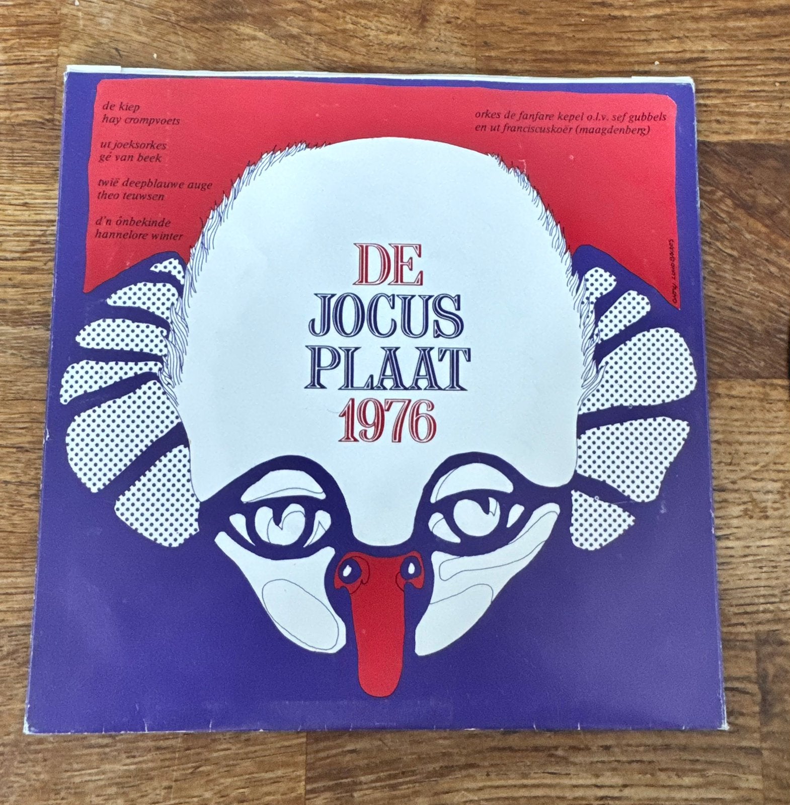 Vinyl Single - De Jocus Plaat 1976, Ophalen of Verzenden, Zo goed als nieuw, Nederlandstalig