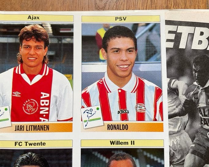 Panini Rookie Ronaldo 1994, Ophalen of Verzenden, PSV, Poster, Plaatje of Sticker