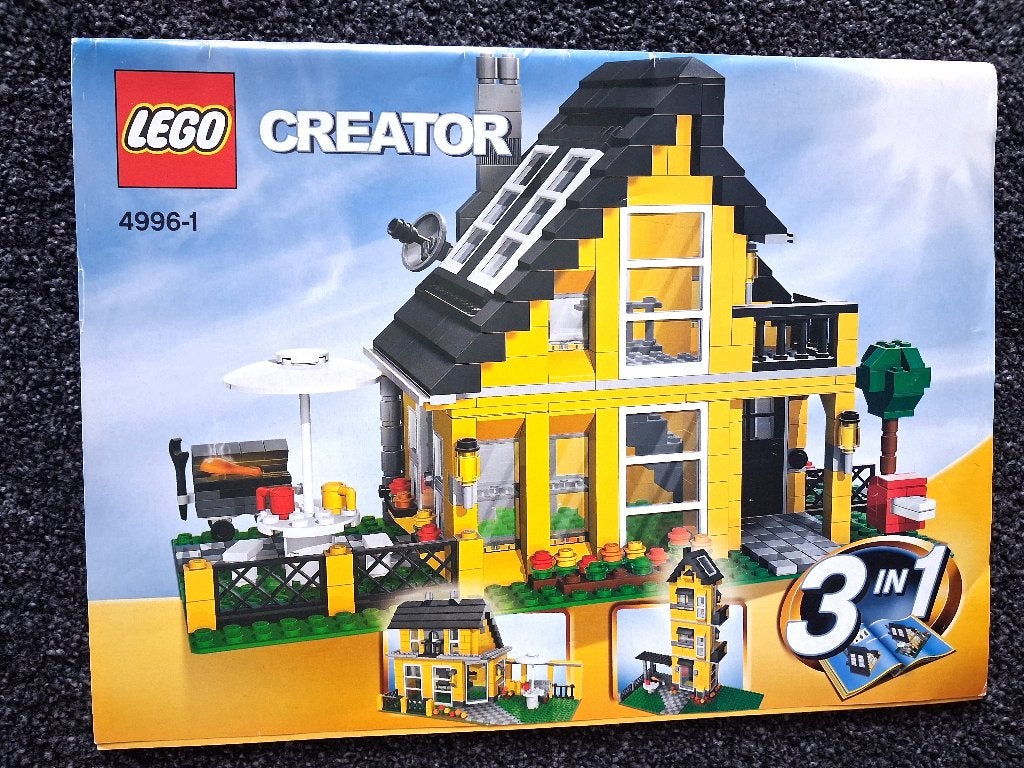 Lego creator set 4996 (uit 2008) - Strandhuis (Beachhouse)., Gebruikt, Lego, Inclusief instructies, Ophalen of Verzenden
