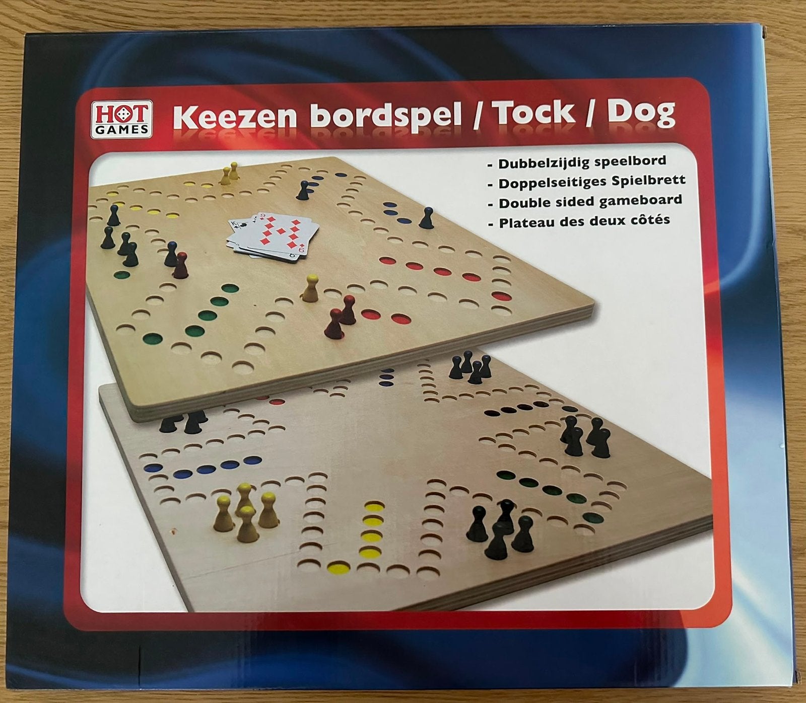 Keezen bordspel 4/6 spelers - Zo goed als nieuw, Drie of vier spelers, Ophalen, Zo goed als nieuw