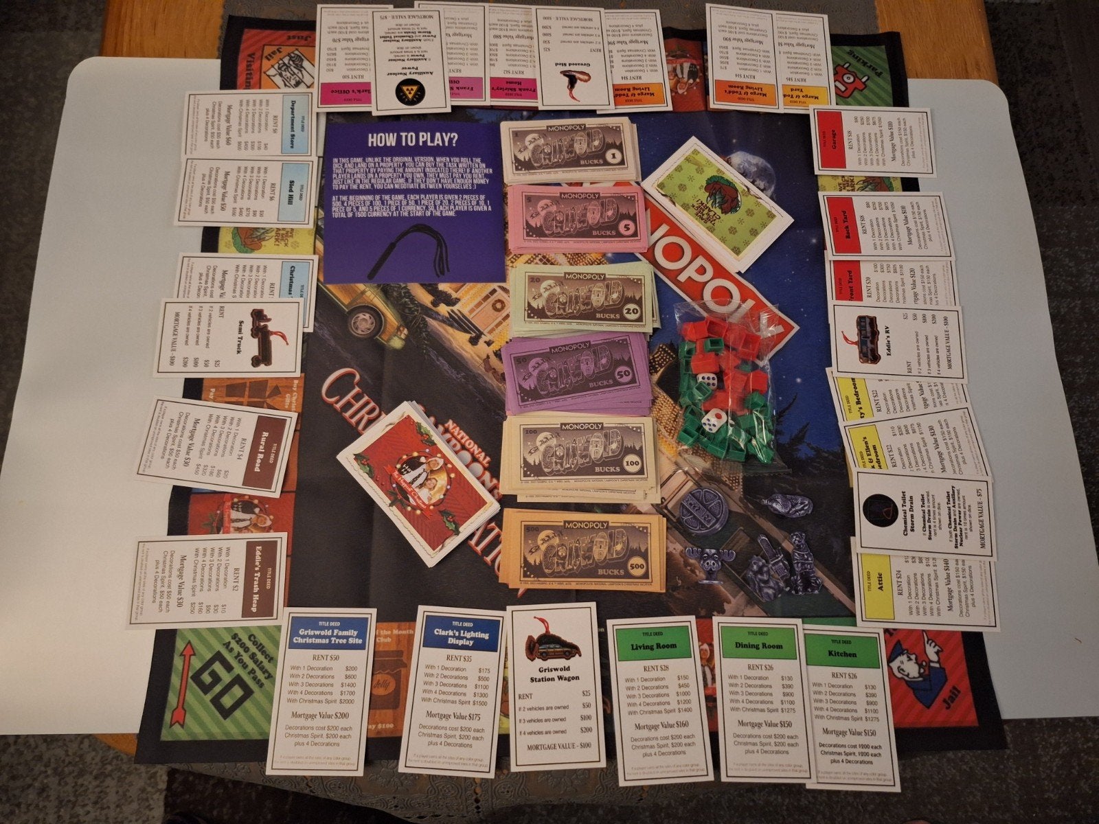 Monopoly. National Lampoon's Christmas Vacation.Engels Nieuw, Vijf spelers of meer, Ophalen of Verzenden, Nieuw, Brand.