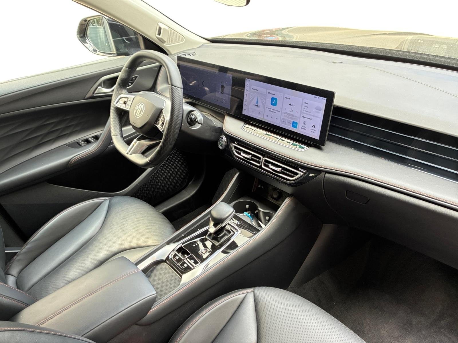 MG MG HS PHEV 1.5 Luxury, Auto's, MG, Stof, Gebruikt, 4 cilinders, Plug-in hybride