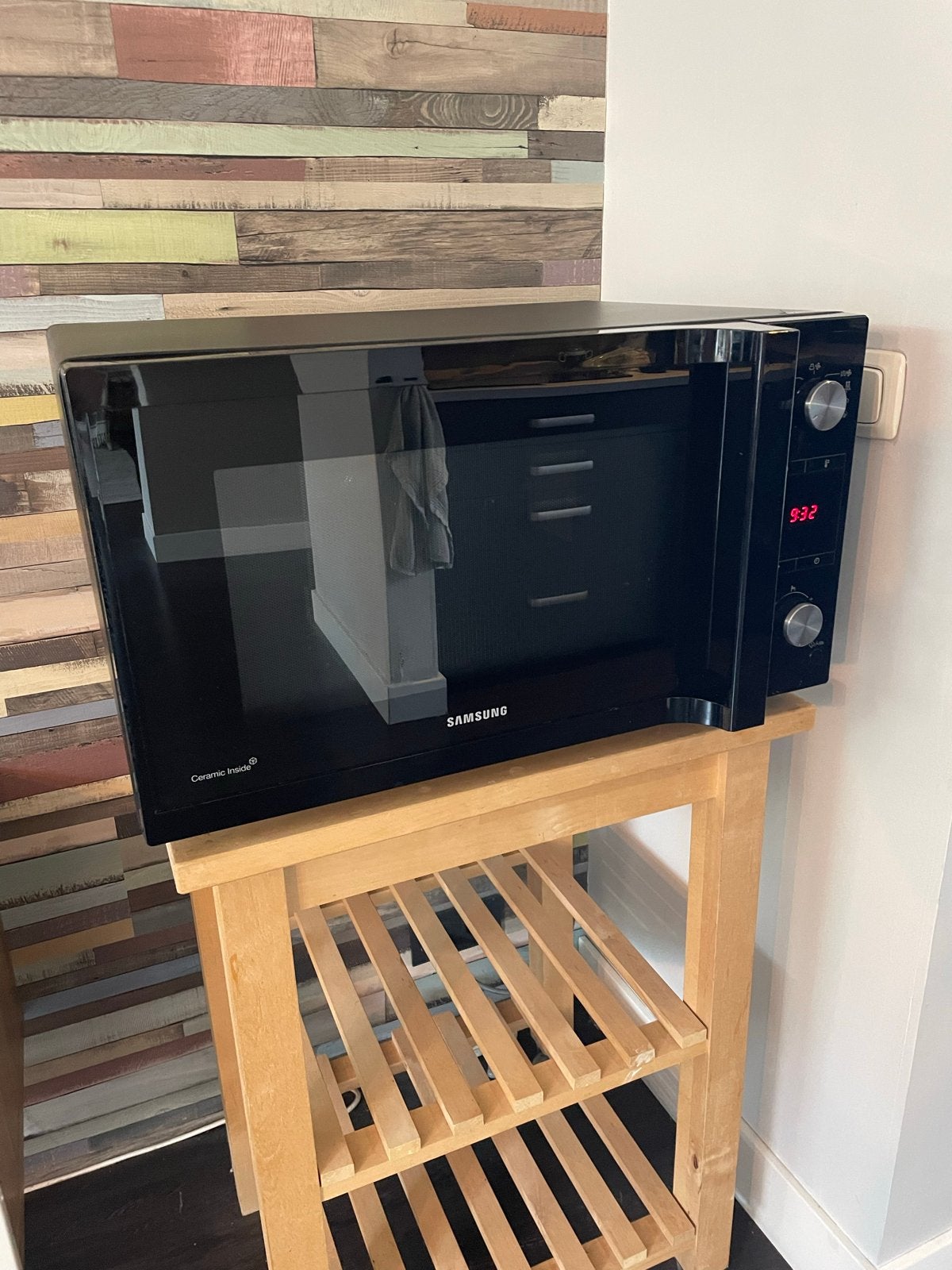 Samsung Combimagnetron Zwart, Ophalen, Combimagnetron, Grill, Zo goed als nieuw