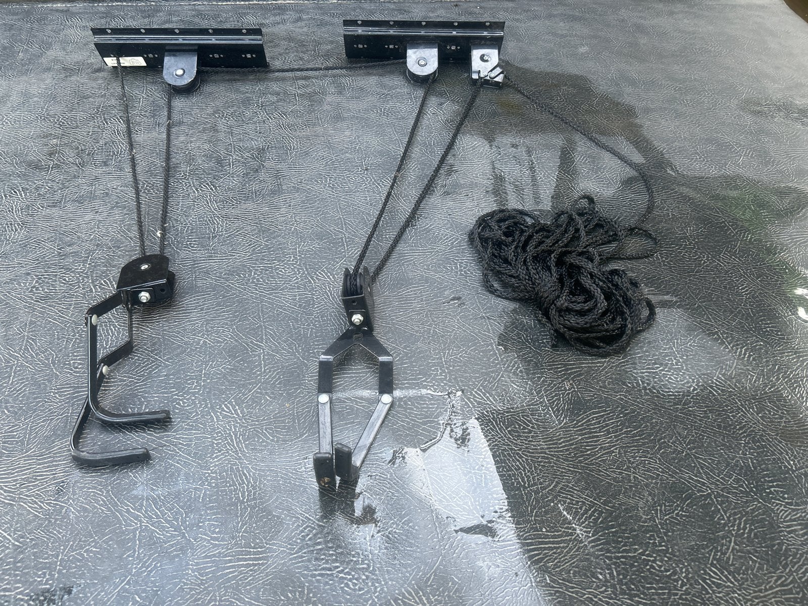 Plafondlift voor fiets of dakkoffer - Max 20 kg, Ophalen, Gebruikt
