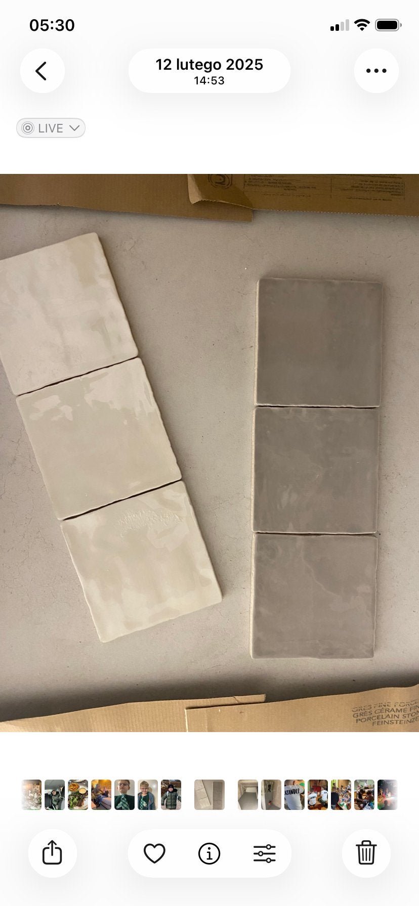 Crayon French Grey en crème tegels 13x13 cm, Ophalen, Nieuw, 5 tot 10 m², Minder dan 20 cm