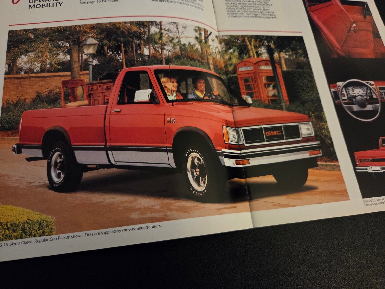 Brochure GMC S-15 Pickups 1989 USA, Ophalen of Verzenden, Zo goed als nieuw, Overige merken