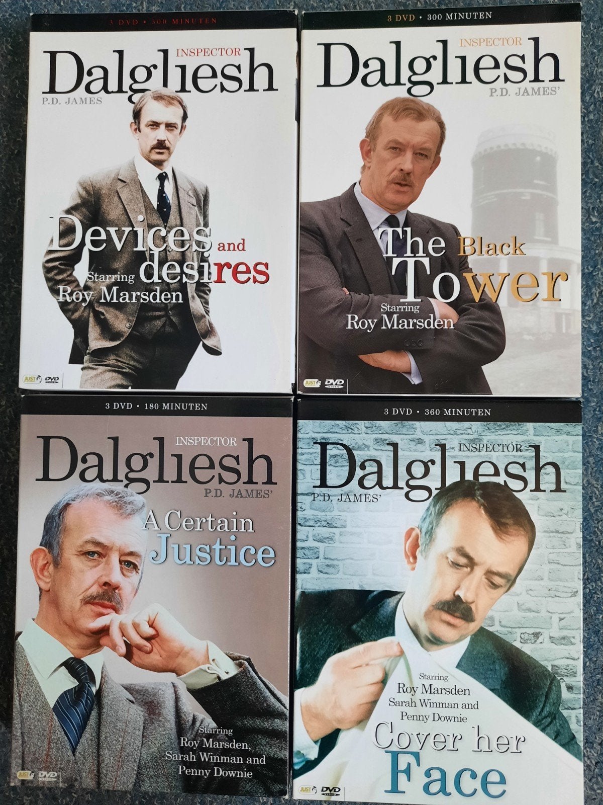 4 DVD-boxen in één koop: Inspector Dalgliesh, Cd's en Dvd's, Engels, Misdaad, Alle leeftijden, Nederlands