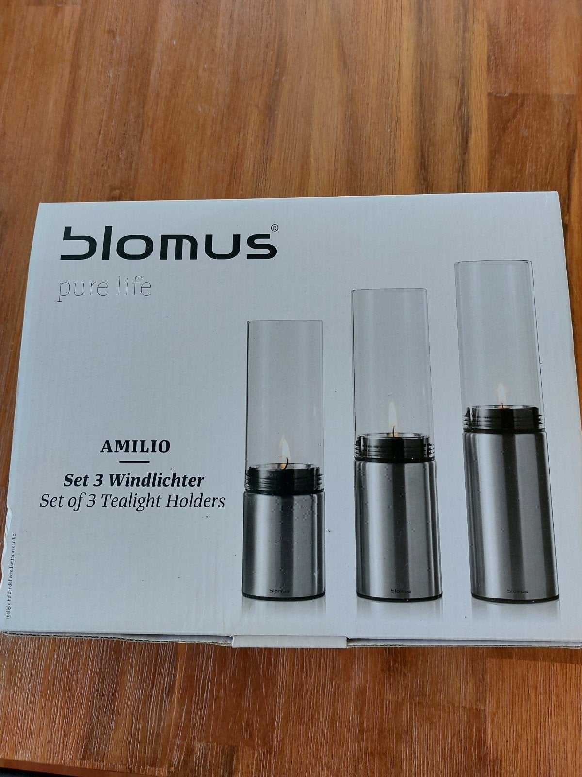 Nieuw 3 Blomus nieuwe windlicht houders, Huis en Inrichting, Ophalen, Nieuw, Windlicht, Overige merken