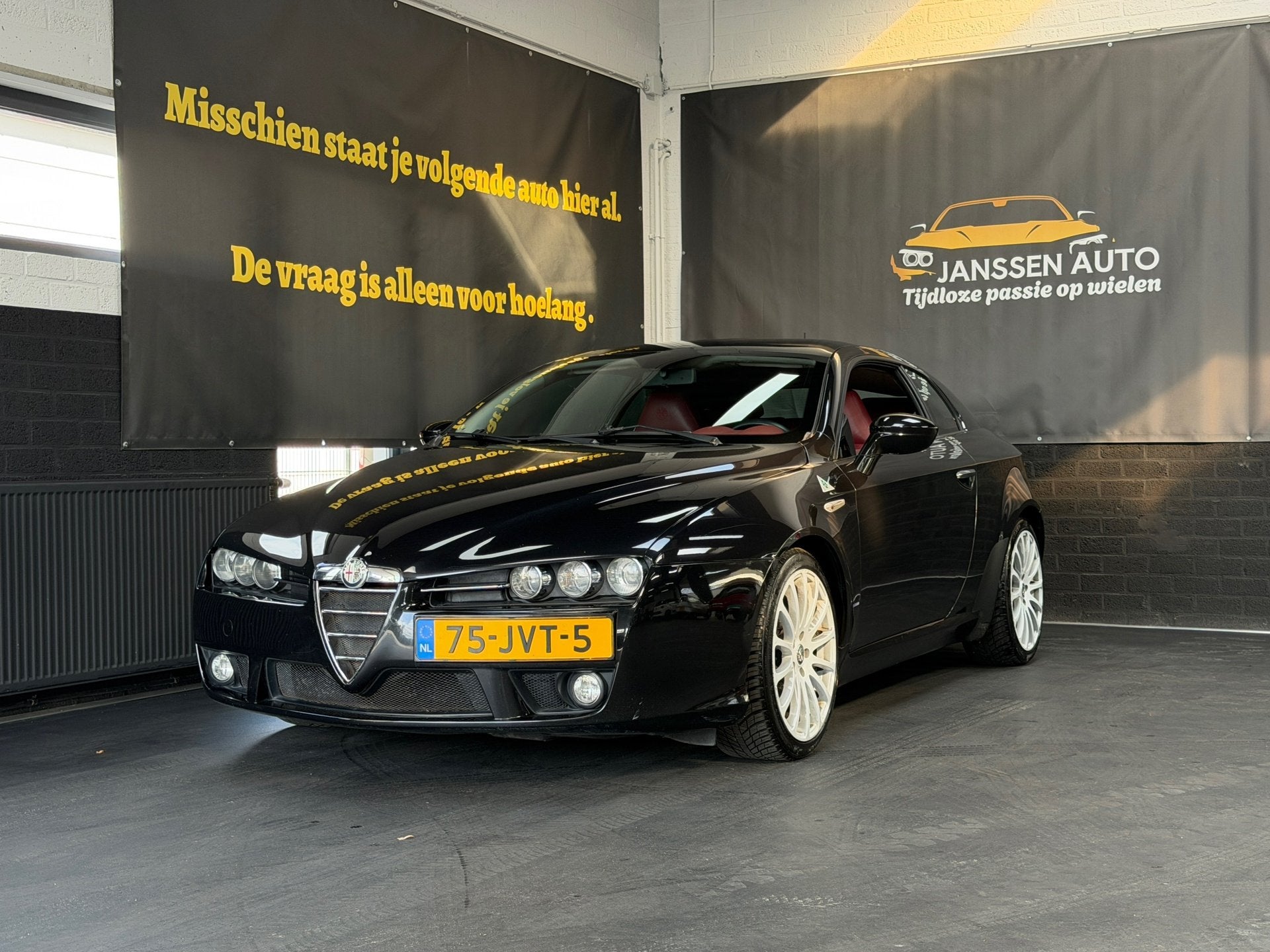 Alfa Romeo Brera 2.2 JTS Skyview | Zeldzaam Interieur | Rece, Auto's, Brera, Gebruikt, 4 cilinders, 4 stoelen