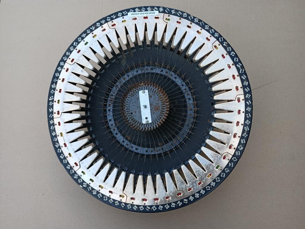 Platen Carrousel United UPA-100 (1957) jukebox, Verzenden, Gebruikt, 1950 tot 1960, Seeburg