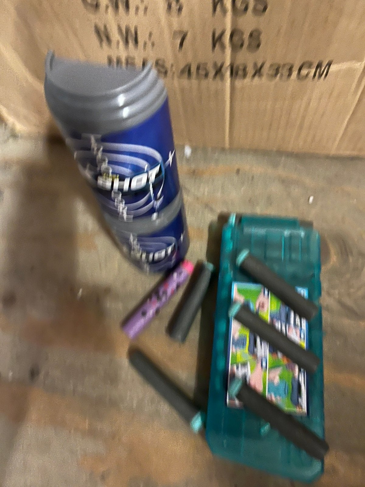 Nerfgun producten, Ophalen, Gebruikt