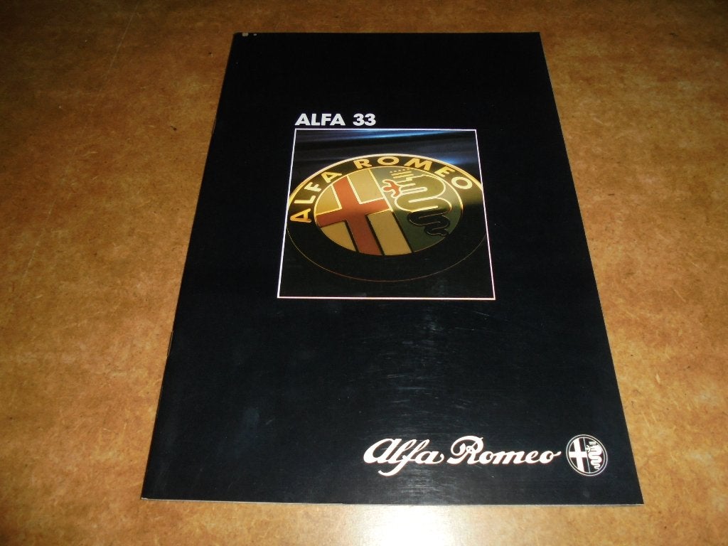 brochure Alfa 33  1985, MISDRUK, Ophalen of Verzenden, Nieuw, Alfa Romeo