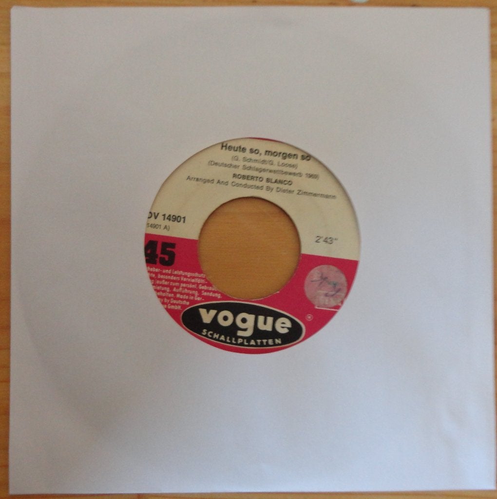 Roberto Blanco > Heute so morgen so, Ophalen of Verzenden, Gebruikt, 7 inch, Pop