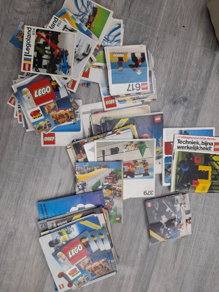 Lego instructieboekjes uit jaren 70/80, Ophalen of Verzenden, Gebruikt, Inclusief instructies, Lego