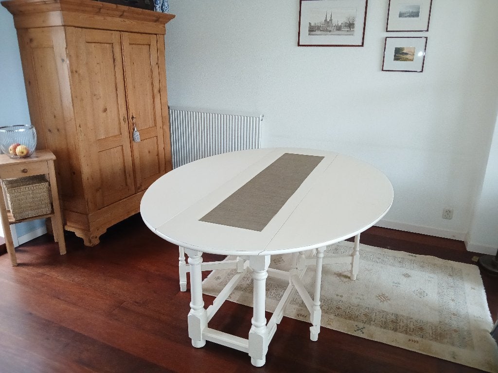 Eettafel - inklapbaar, Huis en Inrichting, Tafels | Eettafels, Ophalen, Gebruikt, 100 tot 150 cm, 200 cm of meer
