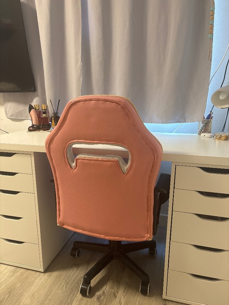 Bureau/gaming stoel, Ophalen, Zo goed als nieuw, Roze, Gaming bureaustoel