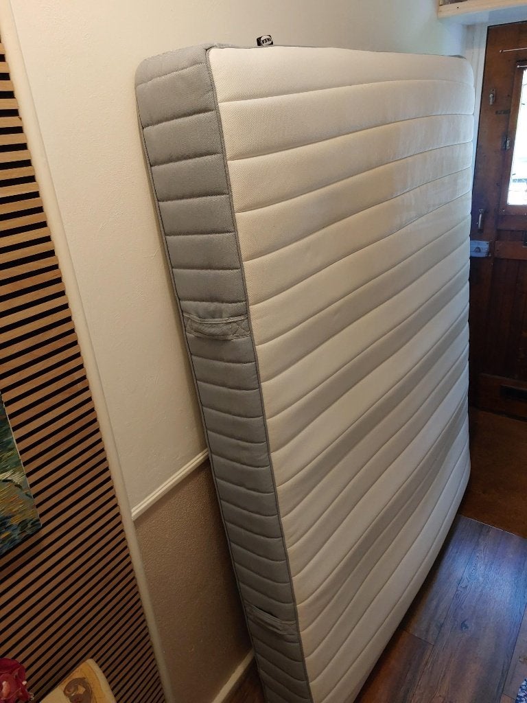 Matras Ikea 160 x 200,  pocketveren, Ophalen, Gebruikt, Tweepersoons, Matras