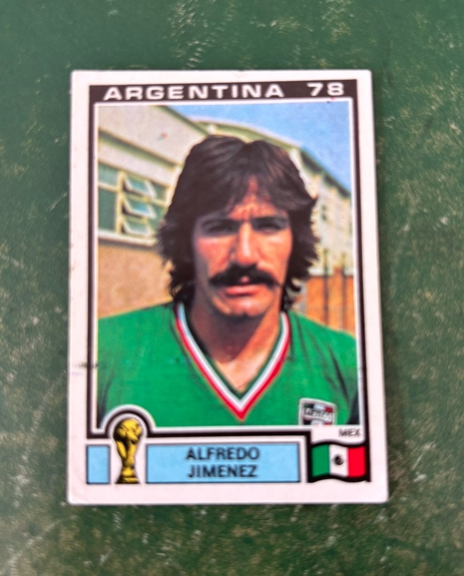 Panini plaatje Alfredo Jimenez Mexico WK 78, Ophalen of Verzenden