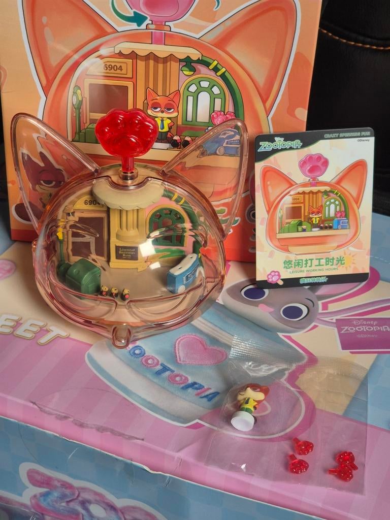 Disney Zootropolis Speelset draai huisje Nick Wilde nieuw, Ophalen of Verzenden, Overige figuren, Zo goed als nieuw, Overige typen