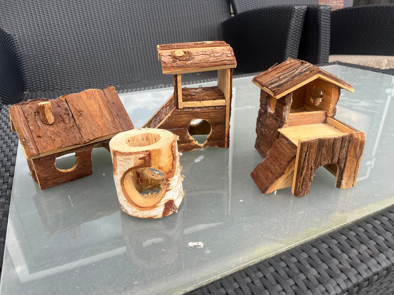 Hamster/knaagdier huisjes + knaagdier ren, Dieren en Toebehoren, Ophalen of Verzenden, Zo goed als nieuw, Overige typen