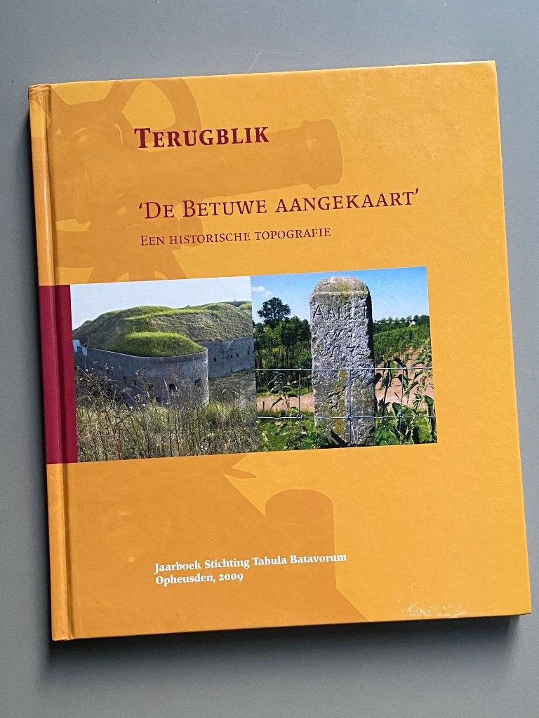 Terugblik 'De Betuwe Aangekaart' Een Historische Topografie, Ophalen of Verzenden, 20e eeuw of later, Zo goed als nieuw