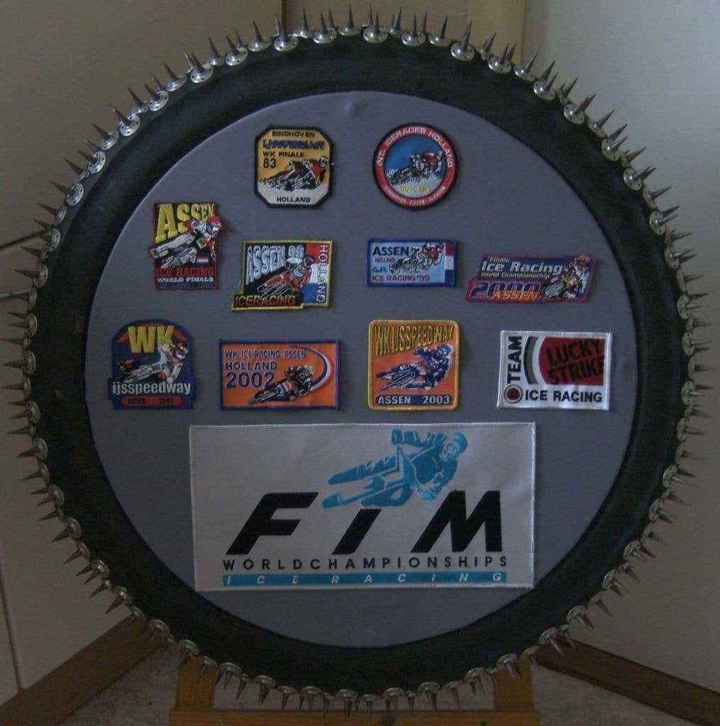 ijsspeedway assen patch badge opnaai embleem, Ophalen of Verzenden, Nieuw, Motoren