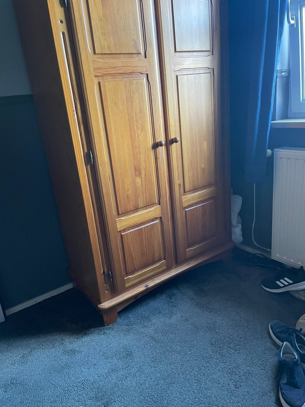 Kast + bureau, Ophalen, Met deur(en), Eikenhout, 50 tot 100 cm