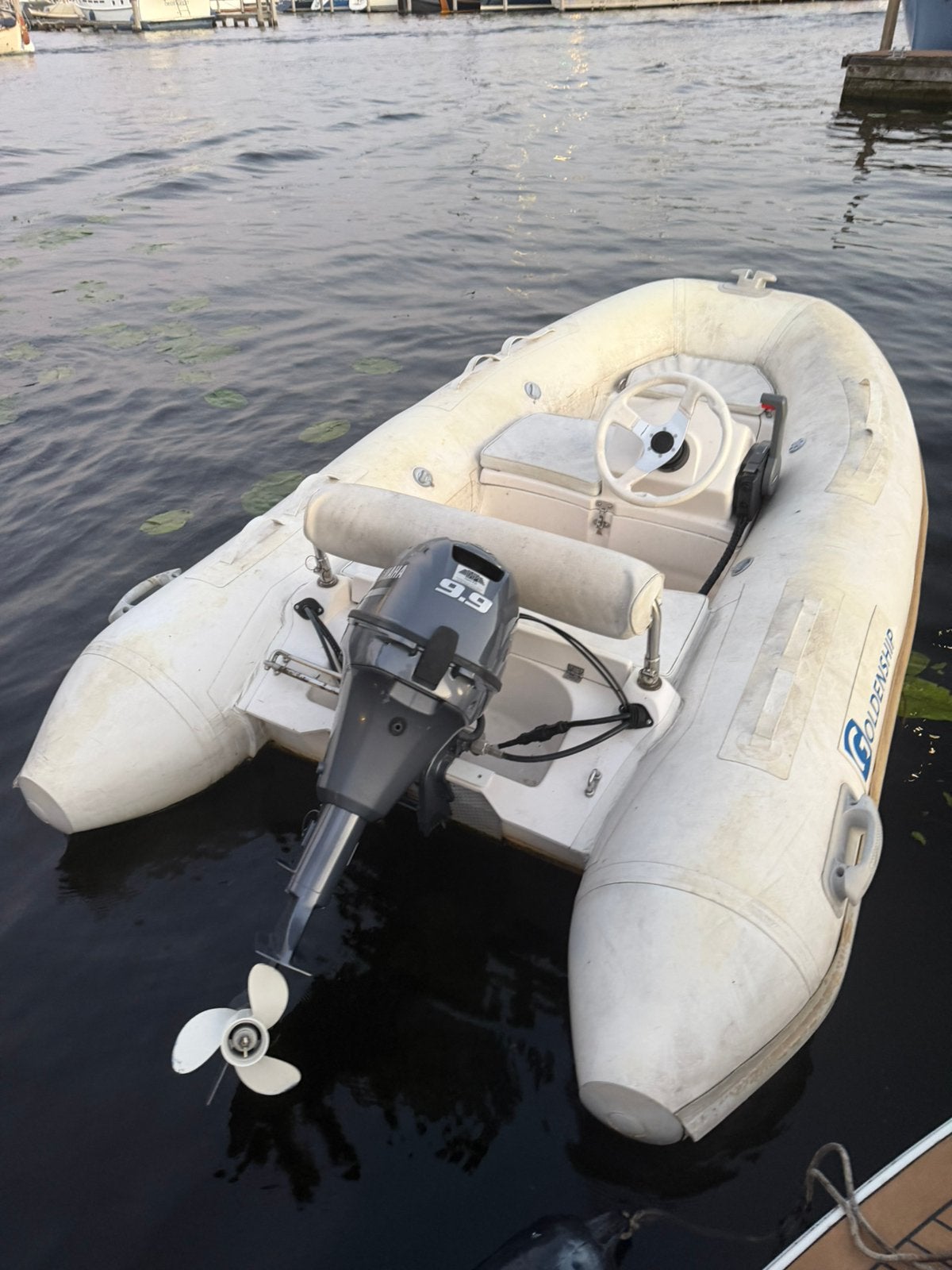 Goldenship Rubberenboot met startmotor, Watersport en Boten, Rubberboten, Ophalen of Verzenden, Zo goed als nieuw, Yamaha