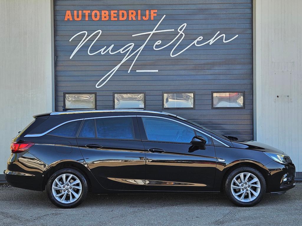 Opel Astra Sports Tourer 1.4 Turbo Business Executive|Automa, Gebruikt, 150 pk, Leder en Stof, Zwart