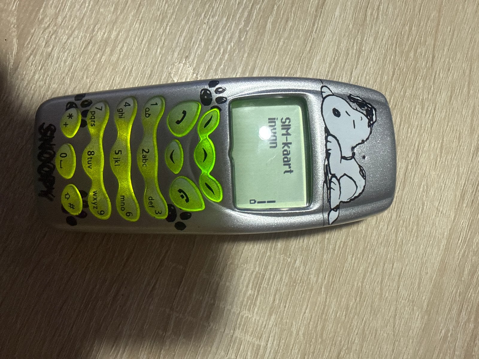 Nokia 3410 Snoopy Editie - Klassieke Mobiele Telefoon, Gebruikt, Geen camera, Fysiek toetsenbord, Ophalen of Verzenden