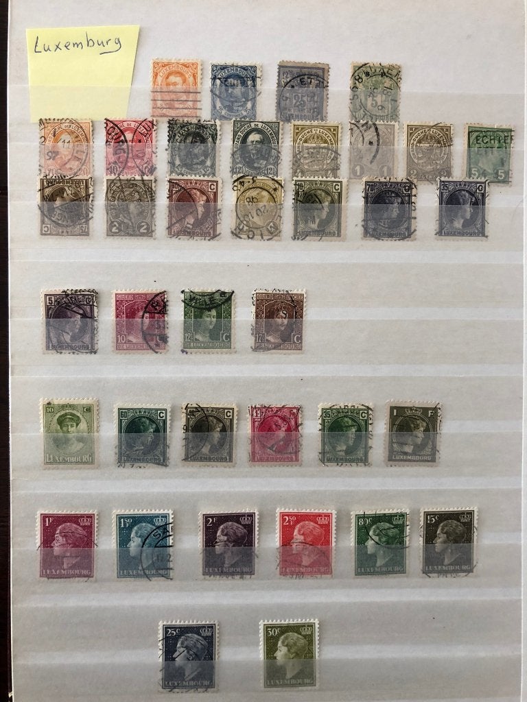 Postzegels Luxemburg, Postzegels en Munten, Ophalen of Verzenden, BRD, Gestempeld
