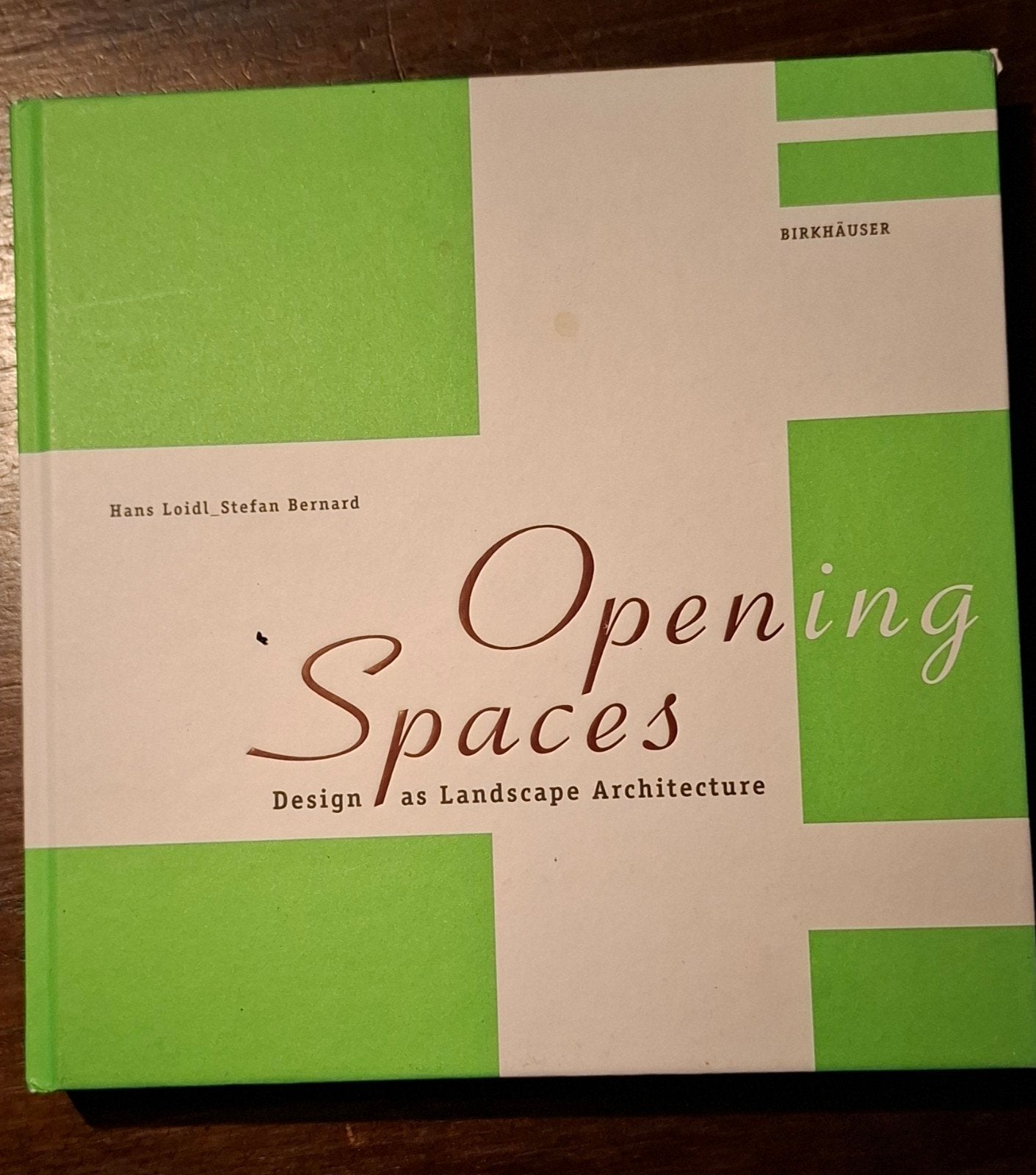 Opening Spaces: Design as Landscape Architecture, Ophalen of Verzenden, Zo goed als nieuw, Overige onderwerpen, Hans Loidl en Stefan Bernard
