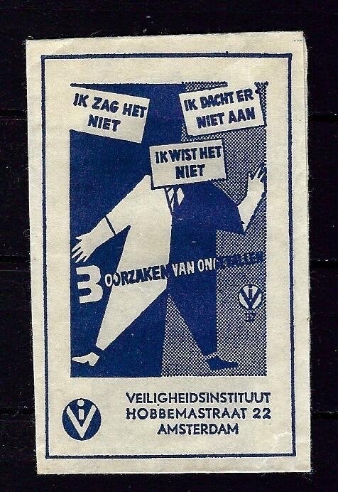 419 Amsterdam VEILIGHEIDSINSTITUUT, Verzamelen, Ophalen of Verzenden, Nederland