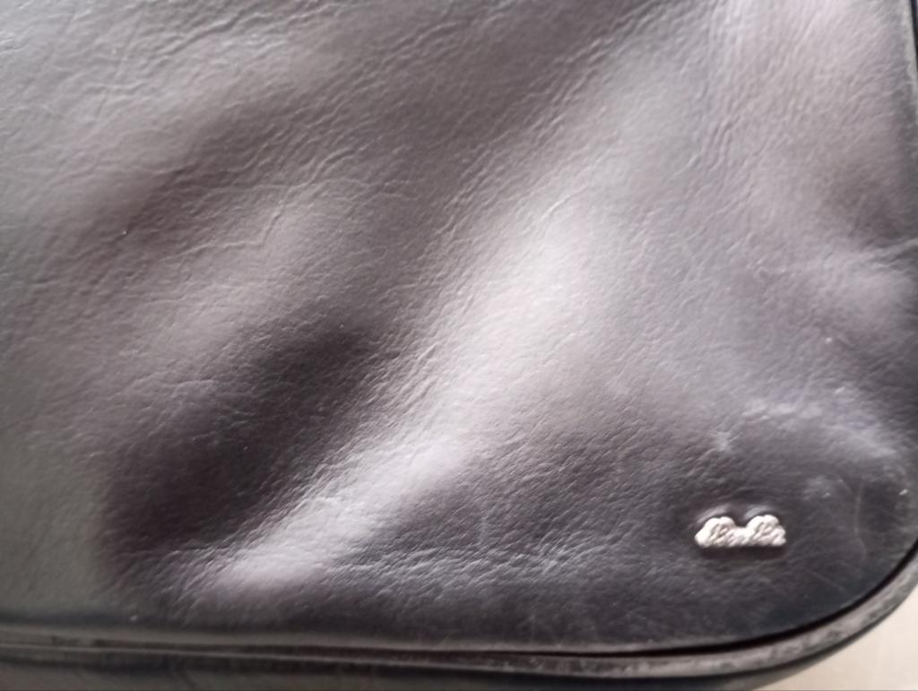 Berba zwart leren hand/crossover tas, Ophalen of Verzenden, Gebruikt, Zwart, Handtas