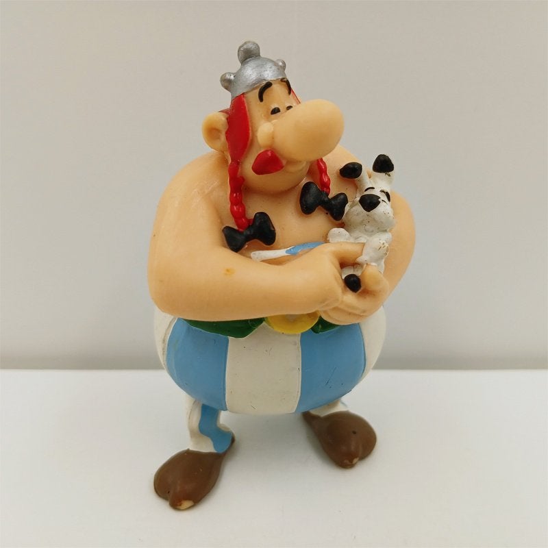 Obelix & Idefix (Dogmatix) Plastoy 1997, Verzamelen, Stripfiguren, Ophalen of Verzenden, Asterix en Obelix, Zo goed als nieuw