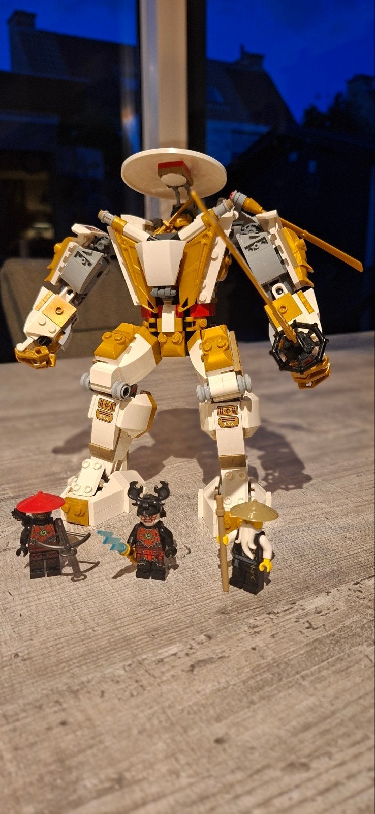 LEGO Ninjago Gouden Mech 71702, Ophalen of Verzenden, Zo goed als nieuw, Overige merken