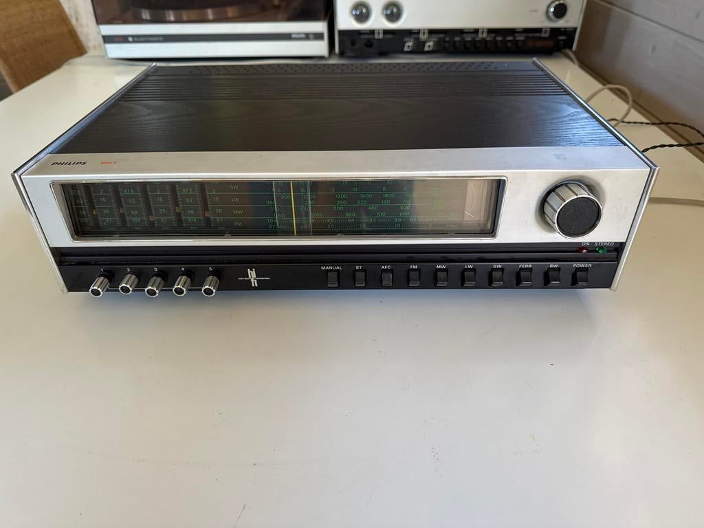 Philips 651 Radio Receiver, Audio, Tv en Foto, Versterkers en Receivers, Gebruikt, Ophalen, Overige merken, Minder dan 60 watt