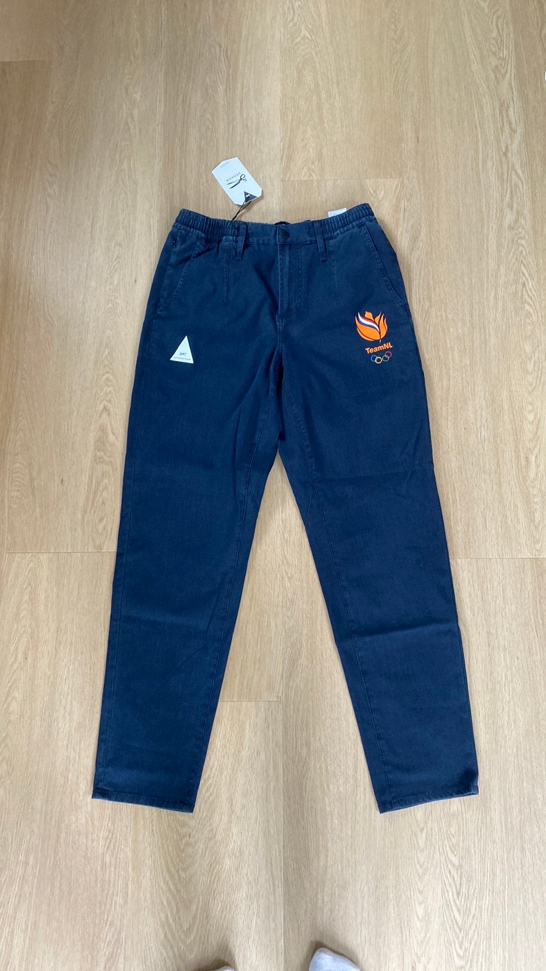 TeamNL Denham lange broek OS2024, Ophalen of Verzenden, Nieuw, Maat 46 (S) of kleiner, Blauw
