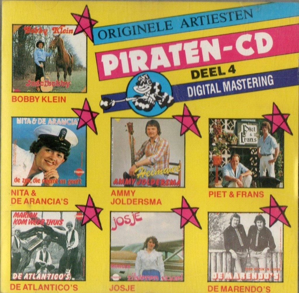 Diverse artiesten / Piraten Cd 4 / cd, Cd's en Dvd's, Ophalen of Verzenden, Zo goed als nieuw, Levenslied of Smartlap, Inclusief boekje