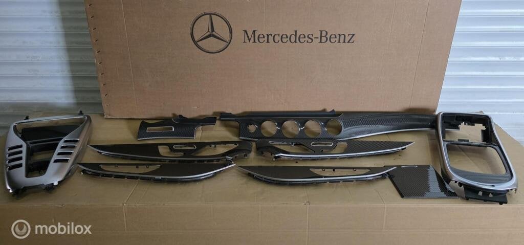 Mercedes AMG GT carbon Interieurlijsten set origineel W290, Auto-onderdelen, Gebruikt, Ophalen of Verzenden