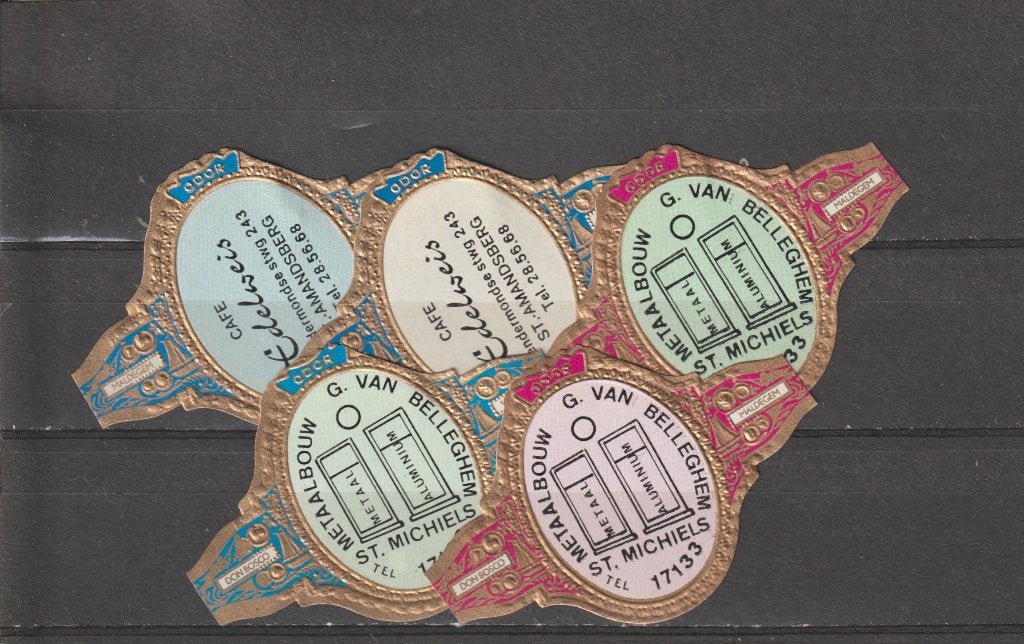 klassiek Maldegem 168  sigarenbanden, Verzamelen, Ophalen of Verzenden, Zo goed als nieuw, Sigarenbandjes
