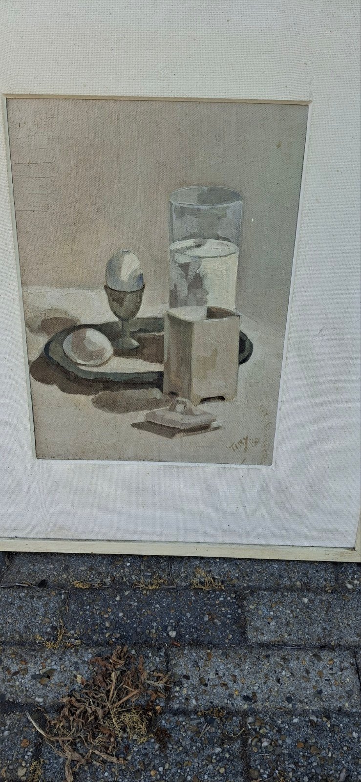 morandistisch schilderij 40x30, Ophalen of Verzenden