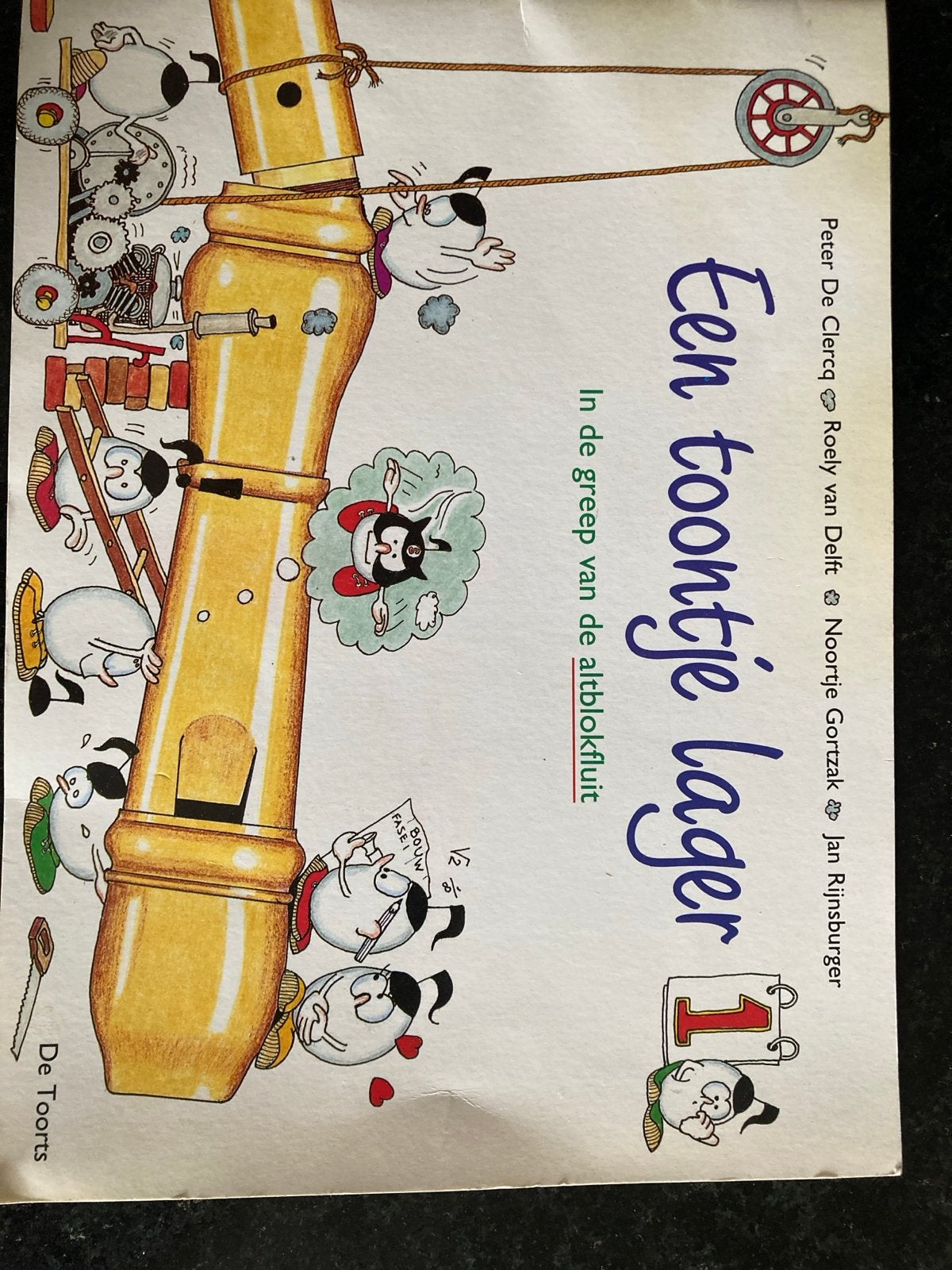 Een toontje lager - Blokfluitmethode voor beginners, Muziek en Instrumenten, Bladmuziek, Ophalen, Overige genres, Les of Cursus